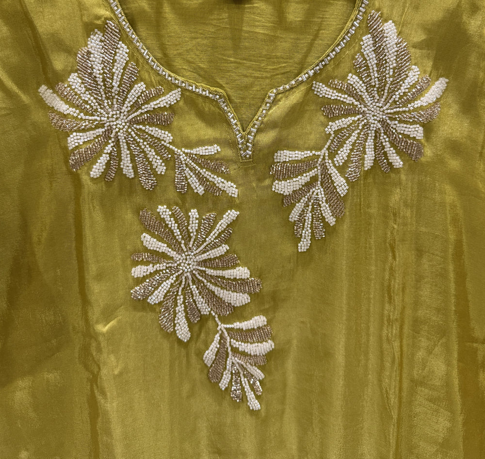 Handcrafted beadwork detail